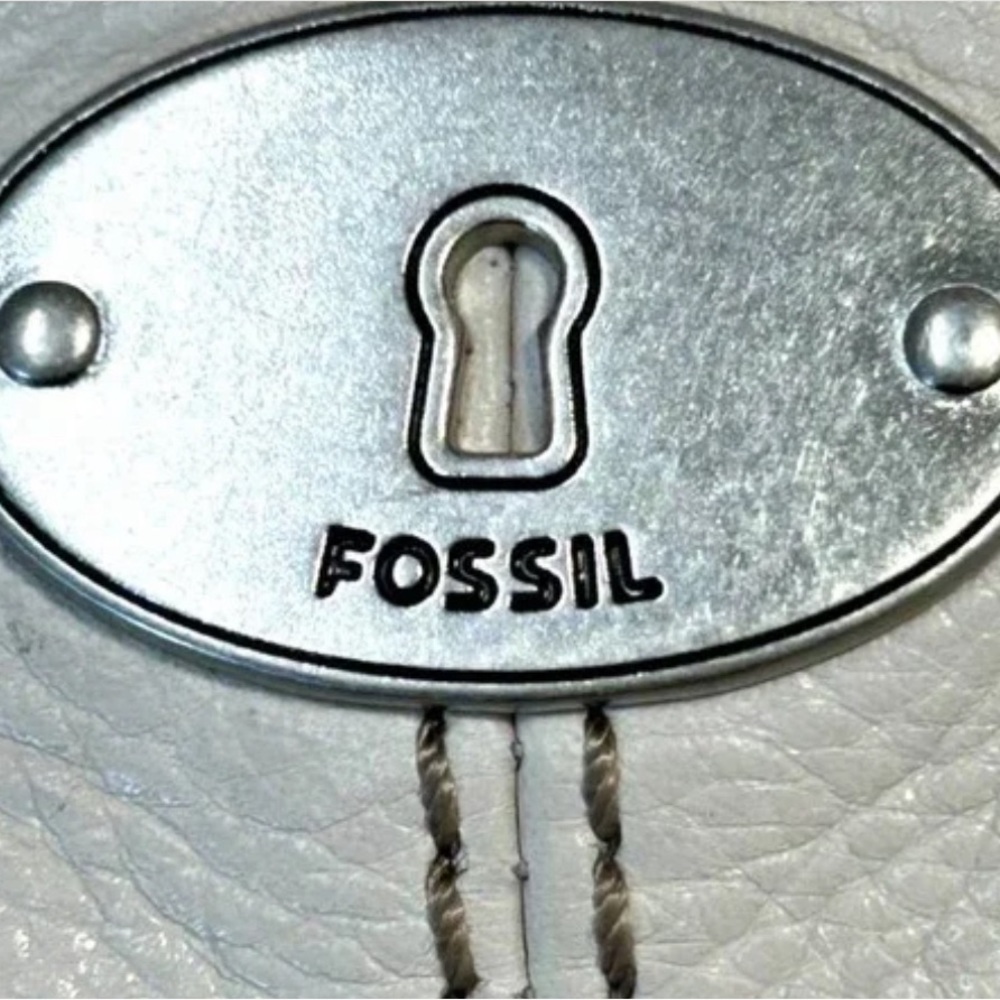 Fossil cream Genuine Leather Crossbody Shoulder Bag - Picture 4 of 7